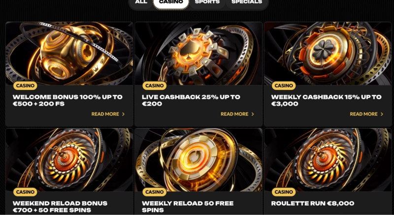 Spinsy Bonuses